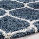 Soft Blue Shaggy Hall Carpet