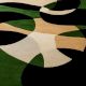 Handtufted Green Lily Pad Wool Rug