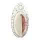 Elongated Leaf Oval Mirror
