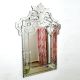 Etched Scroll Rectangular Mirror