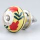Red Flower Knob