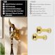 Handmade Antique Golden Fox Design Aluminium Wall Hook
