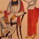 Hand Painted Beautiful Kalighat Paper Painting for Decoration