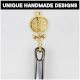 Golden Handmade Pomegranate Design Iron Wall Hook