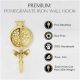 Golden Handmade Pomegranate Design Iron Wall Hook