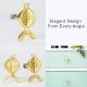 Golden Pomegranate Design Iron Cabinet Knob