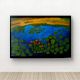 Handpainted Tranquil Lily Pond with Blooming Water Lilies