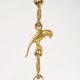 Traditional Brass Hanging Oil Lamp With Chain for Temple