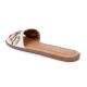 Colorful Canvas Slip with Floral Comfort Strap