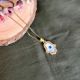 18K Gold Plated Protective Hamsa Symbol Necklace