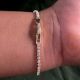 18K Gold Plated Sparkling Infinity Tennis Bracelet