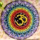 Handpainted Zen Chakra Om Wooden Mandala Wall Art