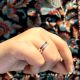 925 Sterling Silver Studded Flexible CZ Ring