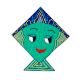 Handmade Folk Kite Wooden Fridge Magnet Kitchen Decor