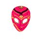 Handcrafted Folk Mask Wooden Fridge Magnet Kitchen Decor