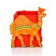 Handcrafted Wooden Camel Motif Pen Stand