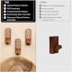 Handcrafted Wooden Adhesive Wall Hook