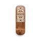 Wooden Handmade Brown And White Adhesive Wall Hook