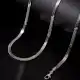 Handcrafted 92.5 Sterling Silver Unisex Snake Chain