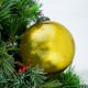 Green Vintage Round Star Glass Hanging Ornament
