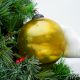 Green Vintage Round Star Glass Hanging Ornament