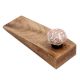2 Pieces Pink Hexagon Small Ceramic Wooden Door Stopper