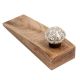2 Pieces Grey Hexagon Small Ceramic Wooden Door Stopper