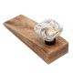 2 Pieces Golden Leaf Bird Square Ceramic Wooden Door Stopper