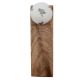 2 Pieces Golden Leaf Big Ceramic Round Wooden Door Stopper