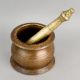 Handcrafted Brass Mortar and Pestle Traditional Khalbatta