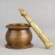 Handcrafted Brass Mortar and Pestle Traditional Khalbatta