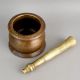 Handcrafted Brass Mortar and Pestle Traditional Khalbatta