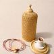Handcrafted Bamboo Table Lamp with Woven Shade