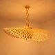 Handcrafted Bamboo Spiral Pendant Lamp