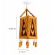 Handmade Bamboo Hanging Lantern for Home Decor