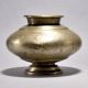 Vintage Handmade White Metal Holy Water Pot for Decor