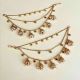 Handmade Brass Metal Jewellery Jhumki Ear Chain