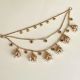 Handmade Brass Metal Jewellery Jhumki Ear Chain