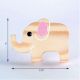 Handcrafted Pine Wood Elephant Knob