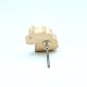 Handmade Pine Wood Pink Unicorn Knob for Kids Furniture