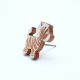 Handmade Acacia Wood Zebra Knob for Kids Furniture