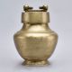 Vintage Brass Holy Water Ganga Jali Pot for Rituals