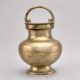 Handmade Brass Holy Ganga Jali Water Pot for Prayer Room