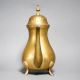 Vintage Handcrafted Brass Lidded Pouring Pot