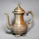Vintage Handcrafted Copper Ornate Lidded Serving Ewer