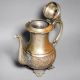 Vintage Handcrafted Copper Ornate Lidded Serving Ewer