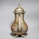 Vintage Handcrafted Copper Ornate Lidded Serving Ewer