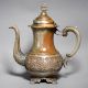 Vintage Handcrafted Copper Ornate Lidded Serving Ewer