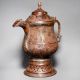 Vintage Handcrafted Copper Samovar Tea Urn with Burner