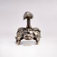 Vintage Finish Metal Bindi Box for Home Decoration